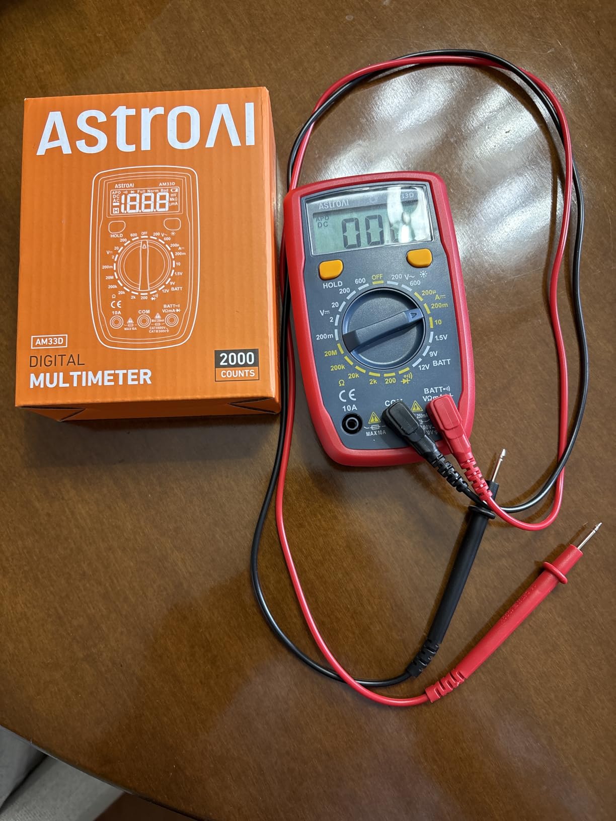 AstroAI Digital Multimeter Tester 2000 Counts with DC AC Voltmeter and Ohm Volt Amp Meter customer photo 2