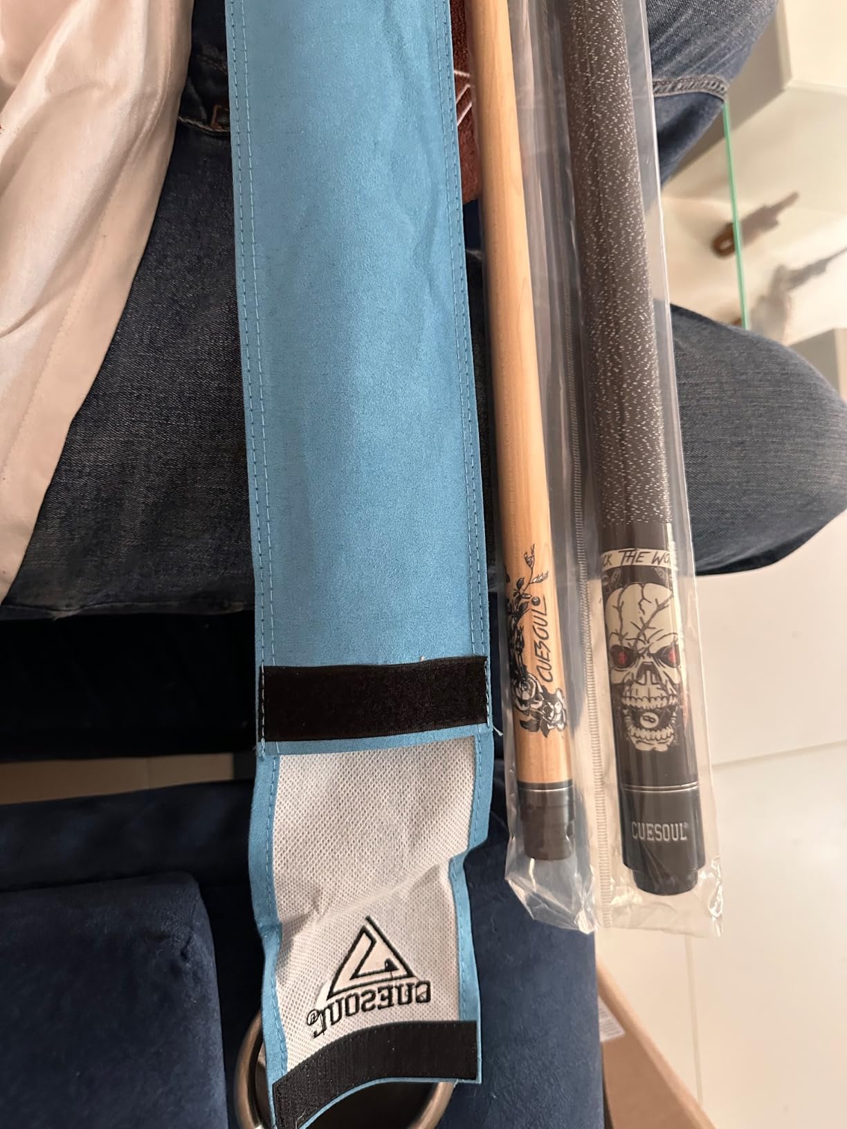 CUESOUL 58 inch 1/2 Maple Pool Cue Stick Kit-Rockin Series customer photo 1