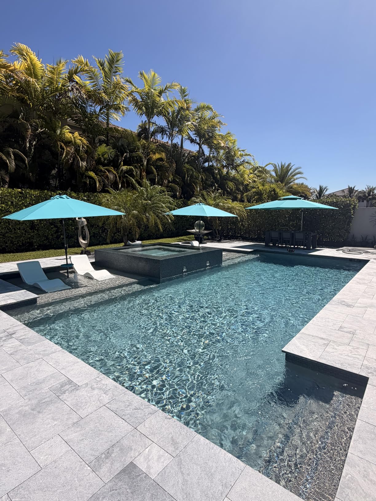 PURPLE LEAF 10ft Patio Umbrella Outdoor Square Large Cantilever Windproof Offset and Heavy Duty Sun Umbrella for Garden Deck Pool customer photo 2