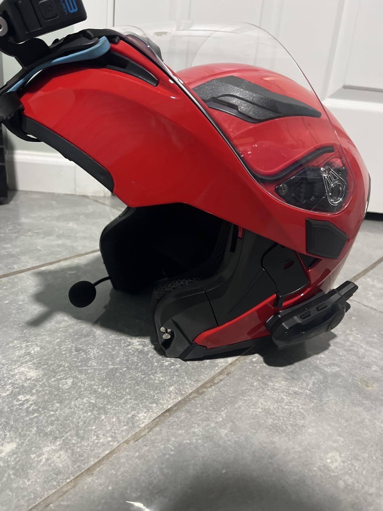 ILM Motorcycle Dual Visor Flip up Modular Full Face Helmet DOT Model 902/902L customer photo 1