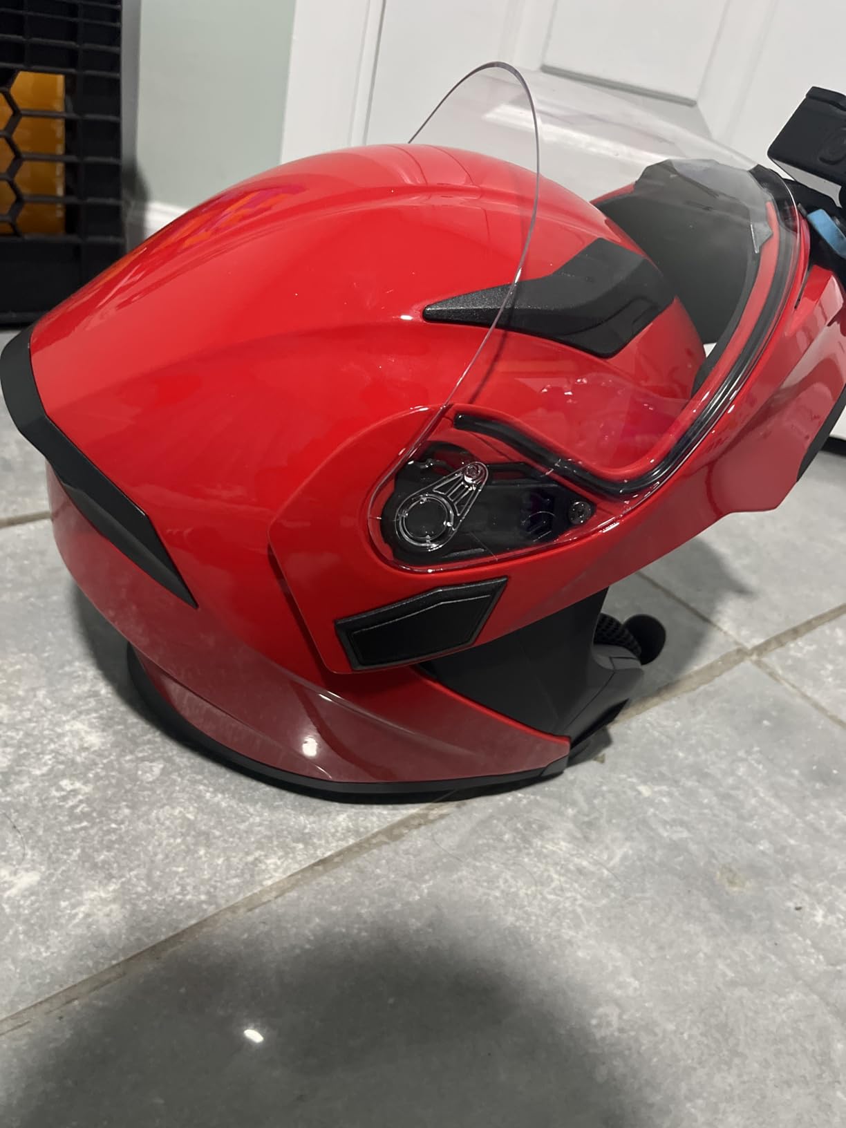 ILM Motorcycle Dual Visor Flip up Modular Full Face Helmet DOT Model 902/902L customer photo 2