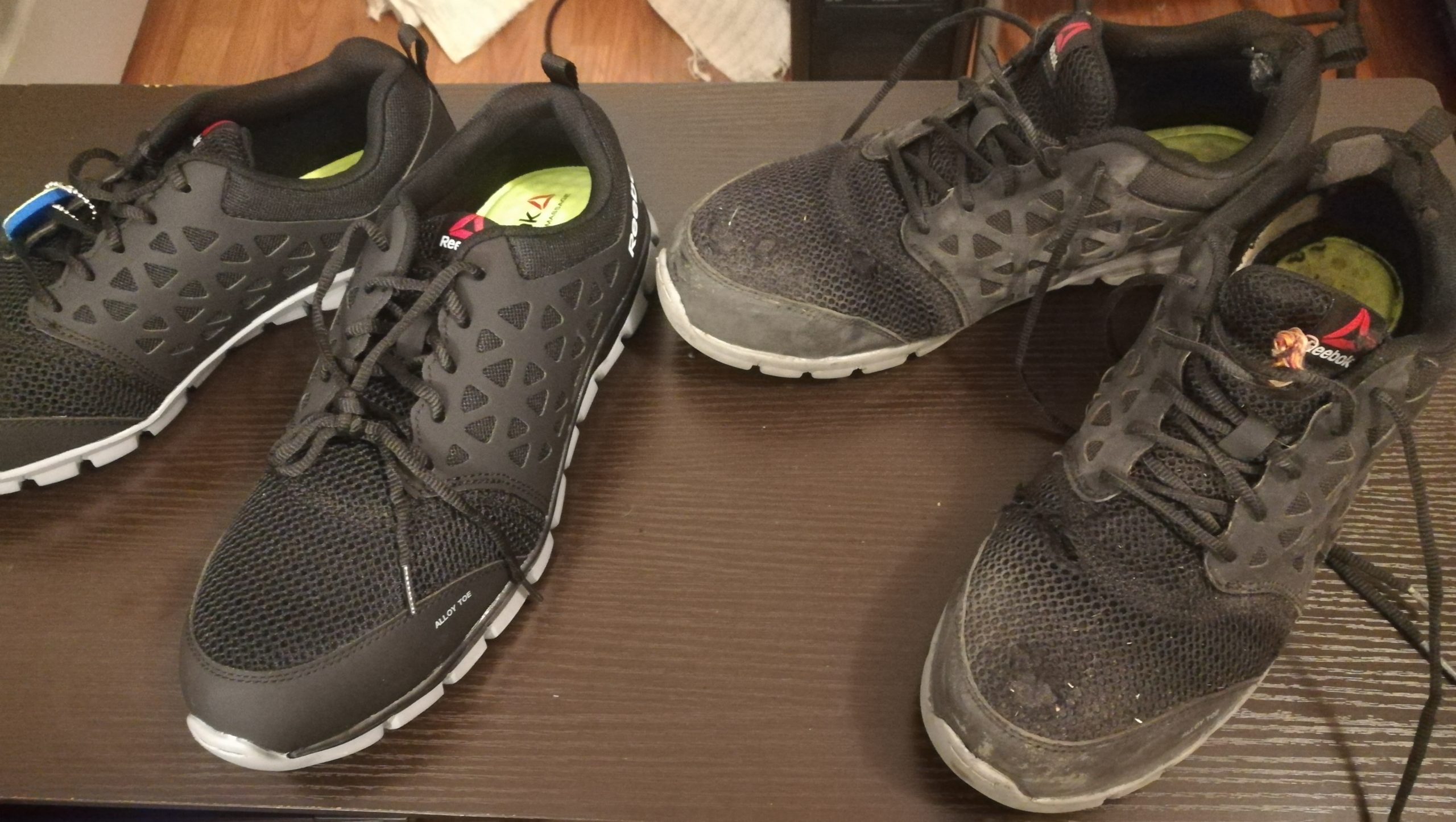 Reebok Men's Rb4041 Sublite Cushion Safety Toe Athletic Work Shoe Black customer photo 2