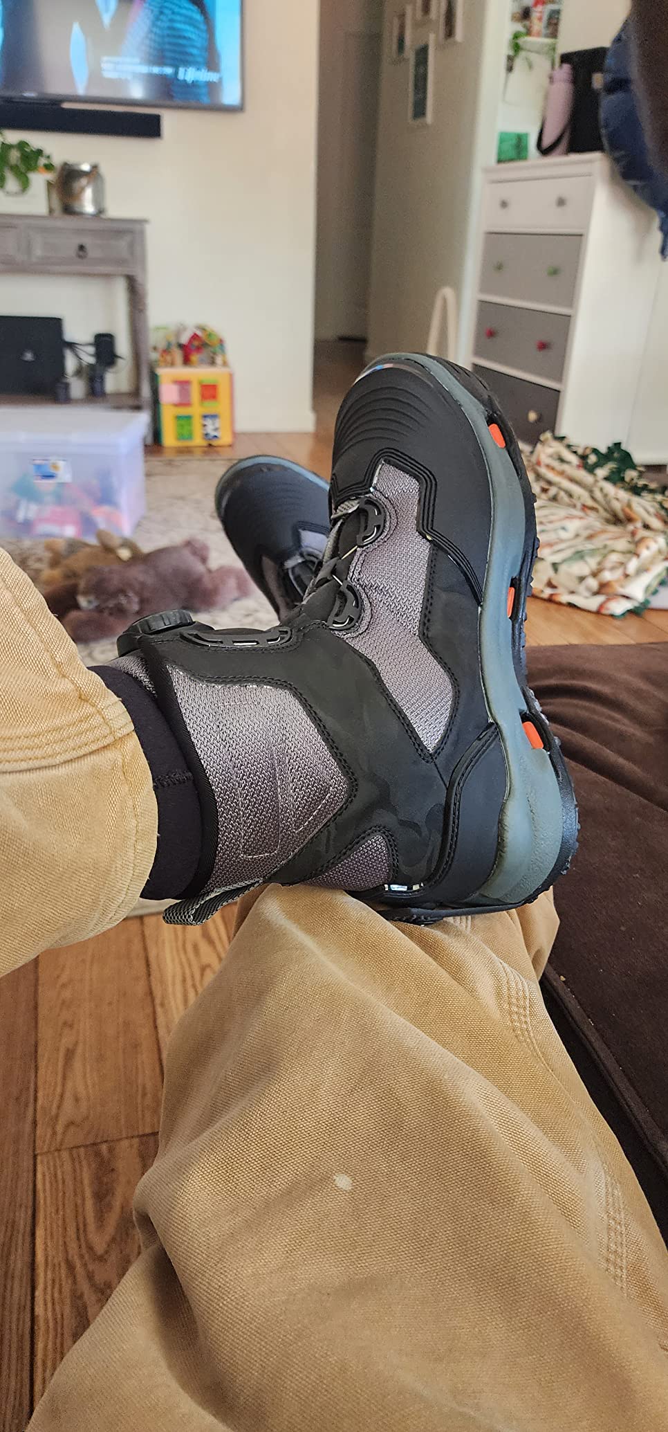 Korkers Men's Darkhorse Fishing/Wading Boot with Interchangeable Felt & Kling-On Soles customer photo 1