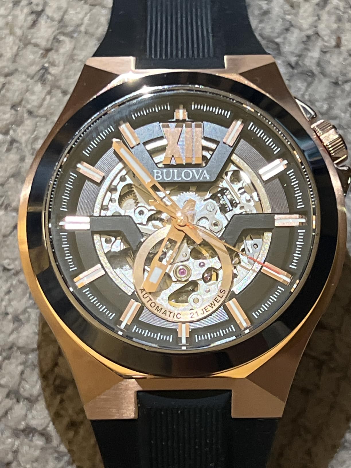 Bulova Men's Classic Maquina Automatic Open Aperture Watch customer photo 1