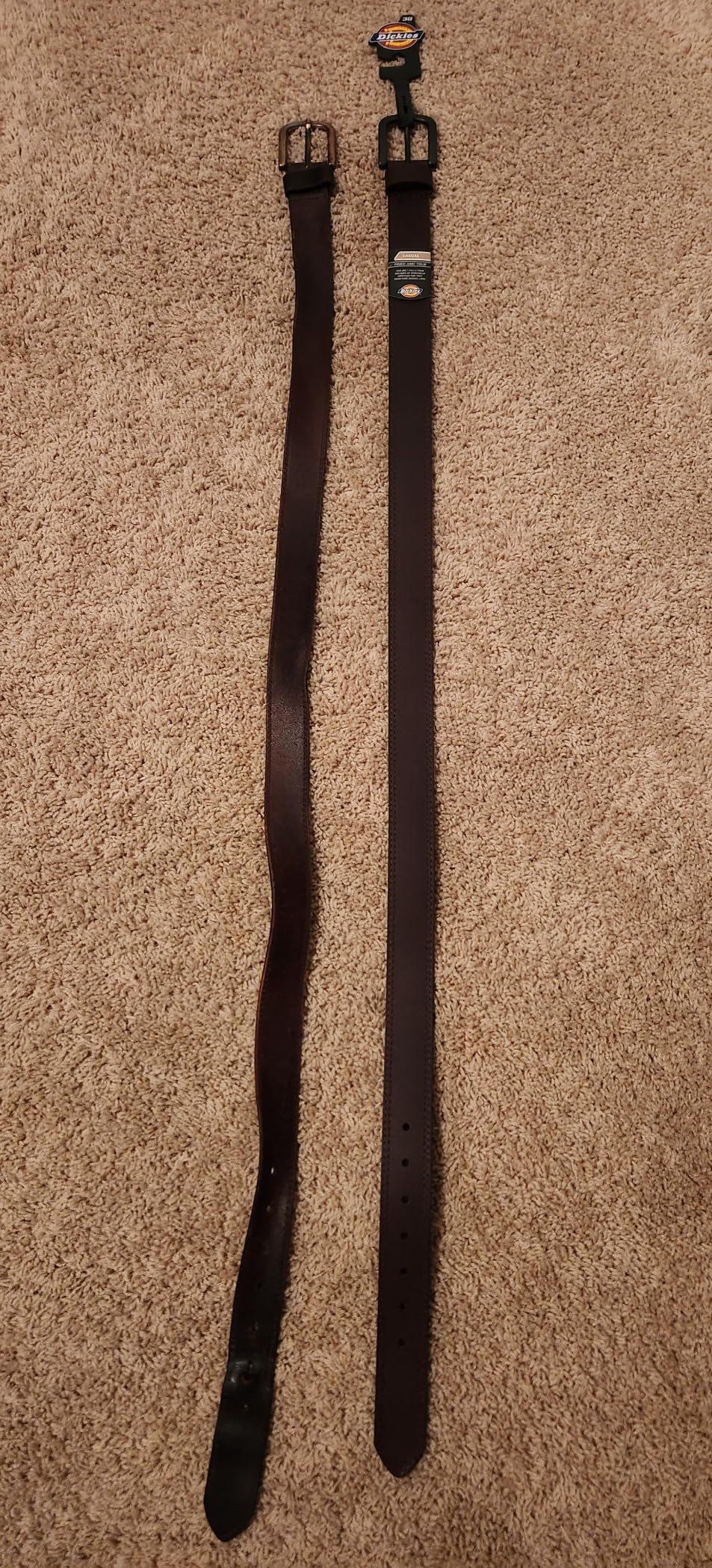Dickies Mens Genuine Leather Belt - Durable Casual Style, Regular & Big and Tall Sizes customer photo 2