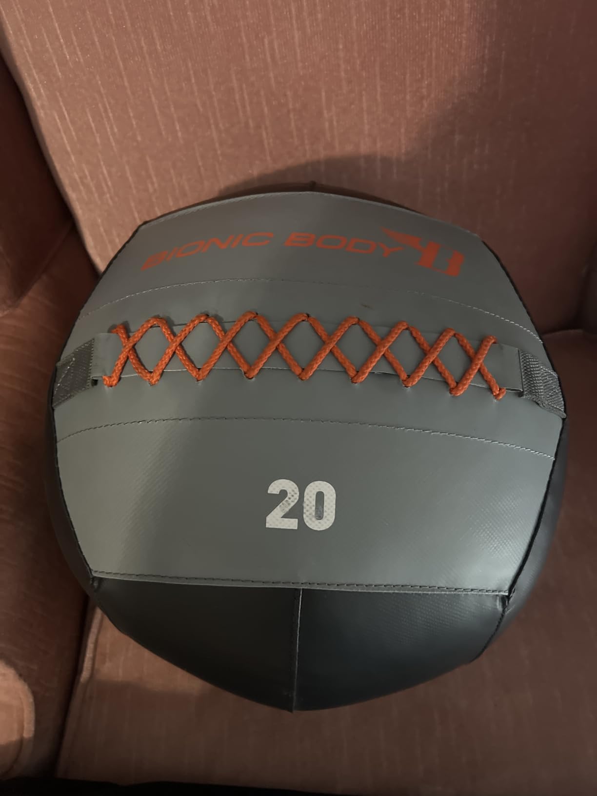 Bionic Body Soft Medicine Ball Weighted Slam Wall Ball for Cardio Workout and Core Training - Ideal for Squat, Lunge, and Partner Toss customer photo 2