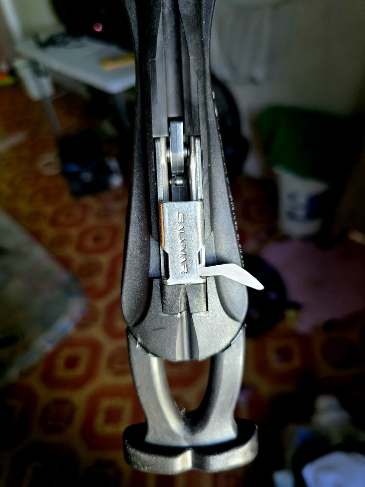 SALVIMAR Metal Speargun for Spearfishing - Underwater Hunting Spear Gun with Anodized Aluminum Barrel with Enclosed Track, Double 14 mm Elastics, Stainless Steel Release System customer photo 1