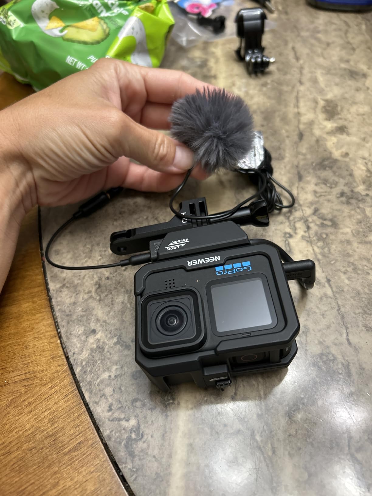Purple Panda Wired Lavalier Microphone Omnidirectional - Attachable Lapel Mic Compatible with GoPro, DJI, Insta360, Tablet, iPad, DSLR, Camera, Ideal for Social Media Content Creators customer photo 2