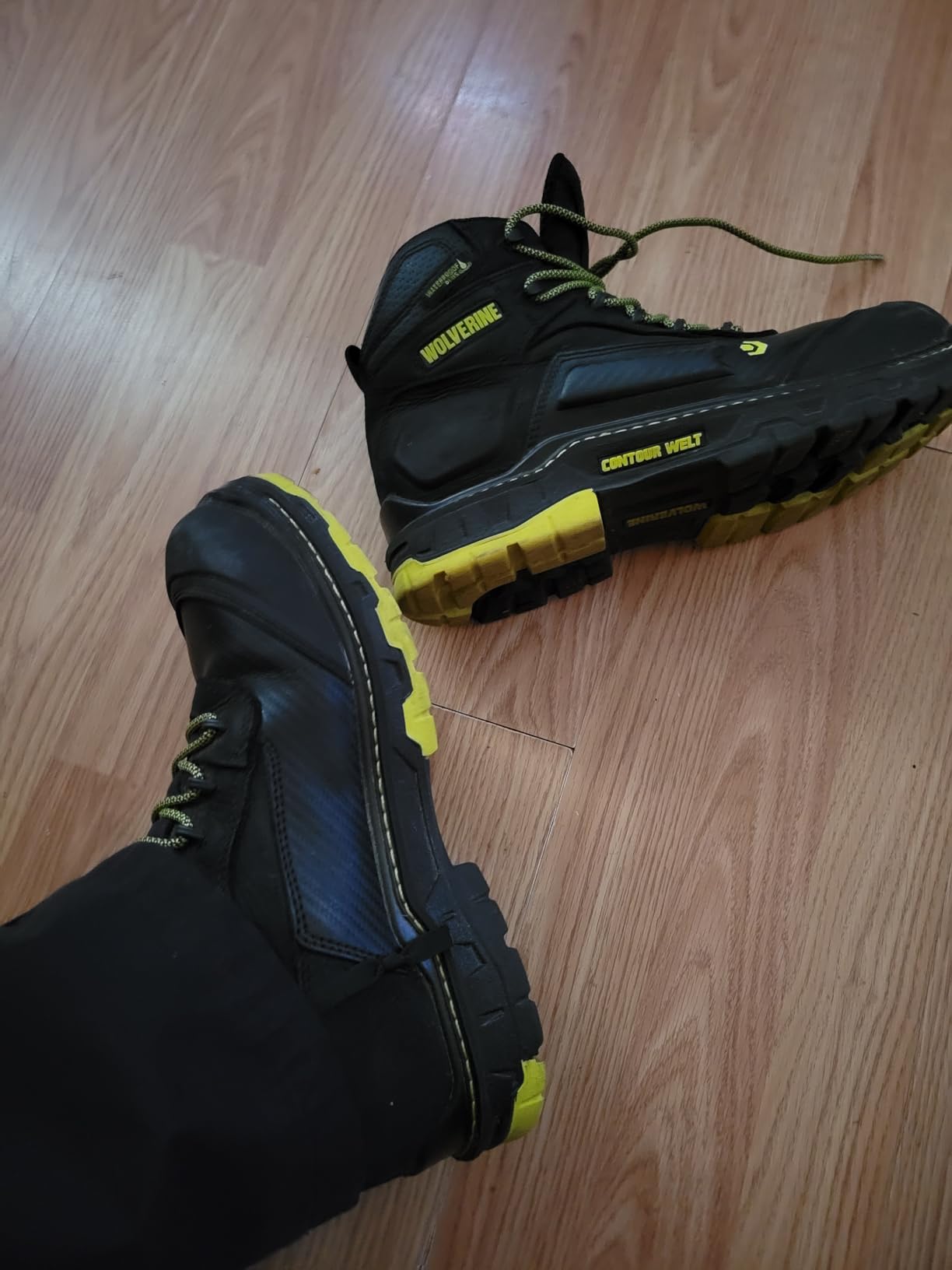 Wolverine Men's Overpass Composite Toe Waterproof Work Boots customer photo 2