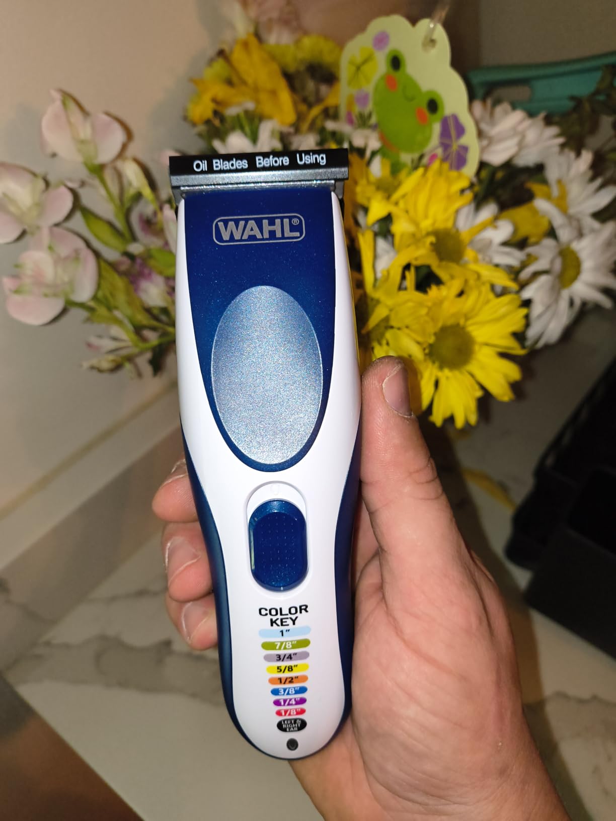 Wahl Color Pro Cordless Rechargeable Hair Clipper & Trimmer - Easy Color-Coded Guide Combs - for Men, Women, & Children - Model 9649P customer photo 1
