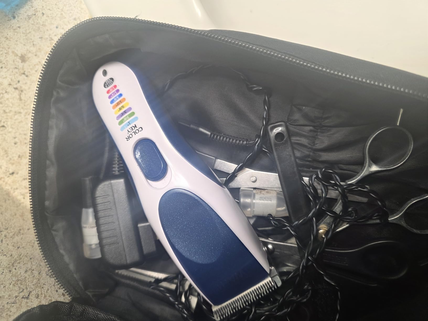 Wahl Color Pro Cordless Rechargeable Hair Clipper & Trimmer - Easy Color-Coded Guide Combs - for Men, Women, & Children - Model 9649P customer photo 2
