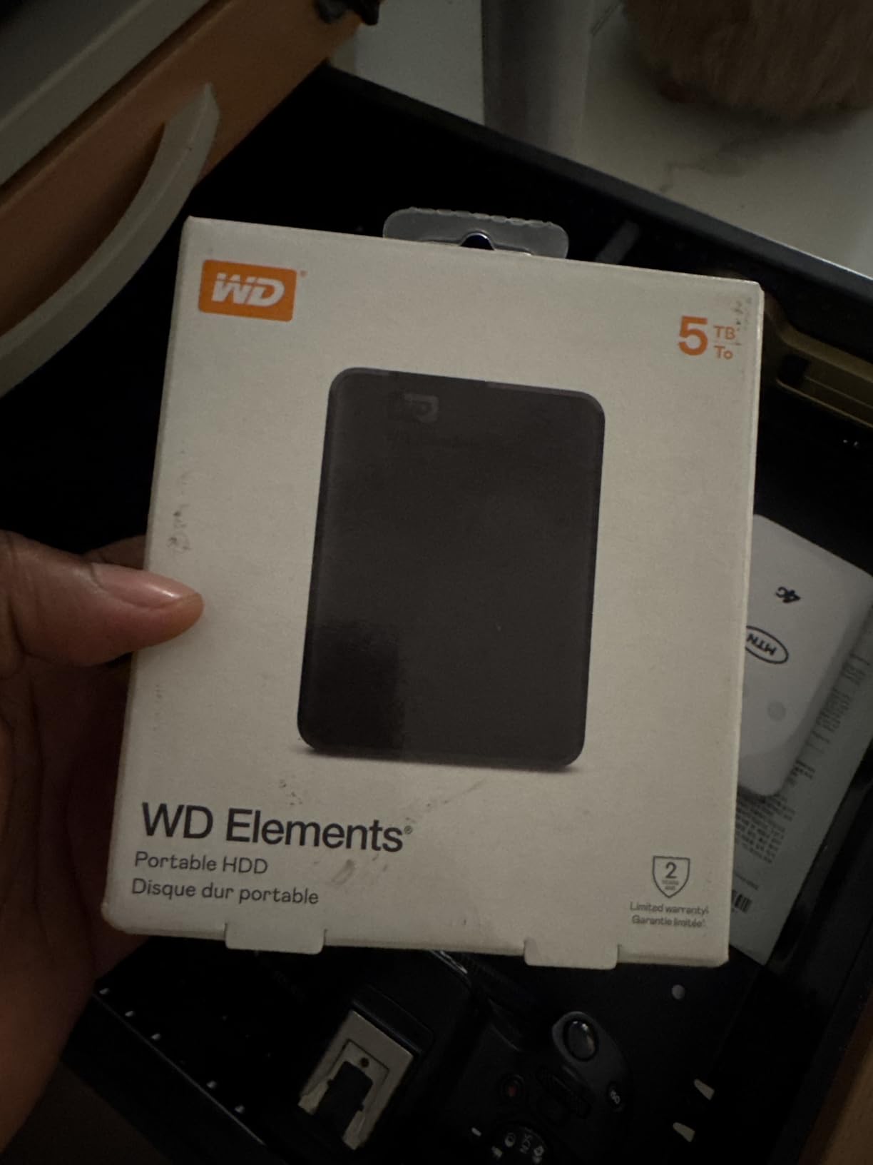 WD 2TB Elements Portable External Hard Drive for Windows, USB 3.2 Gen 1/USB 3.0 for PC & Mac, Plug and Play Ready - WDBU6Y0020BBK-WESN customer photo 1