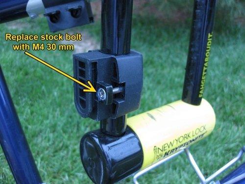 Kryptonite New York Fahgettaboutit Mini Bike U-Lock, Heavy Duty Anti-Theft Bicycle U Lock, 18mm Shackle with Keys, Ultimate Security Lock for Bicycles E-Bikes Scooters customer photo 1