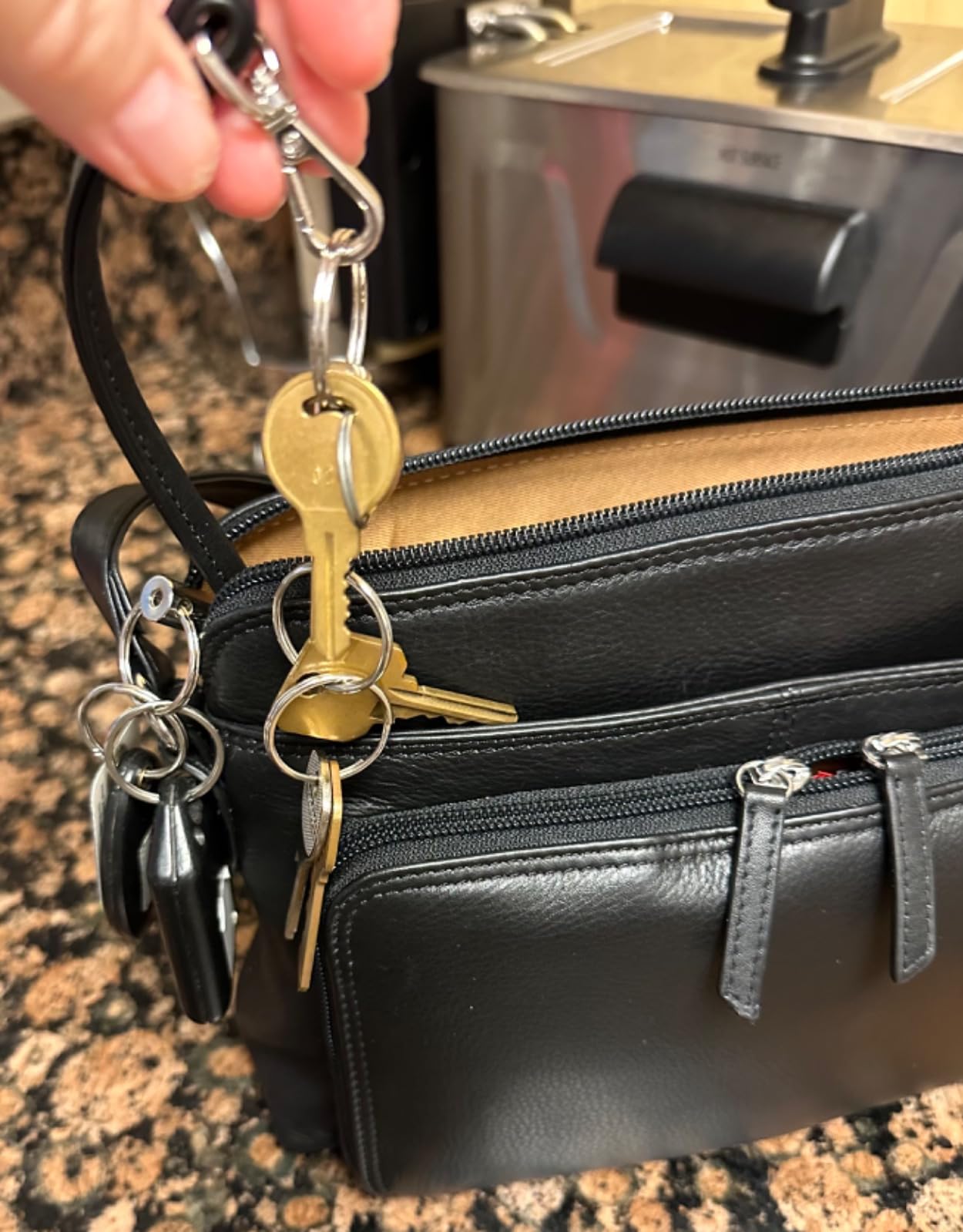 Genuine Leather Crossbody Bags for Women - Premium RFID Blocking Shoulder Bag Organizer customer photo 2