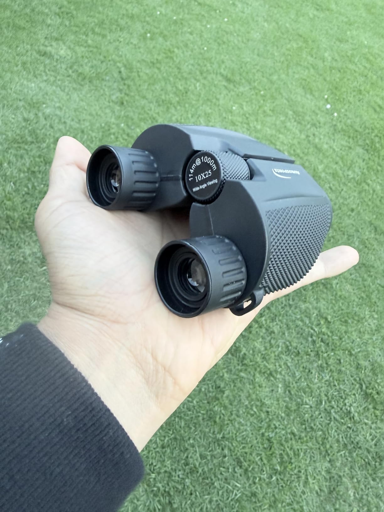 Aurosports Compact Binoculars for Adults and Kids - 10x25 Small Lightweight Binoculars for Bird Watching, Easy Focus for Theater, Cruise & Travel customer photo 2