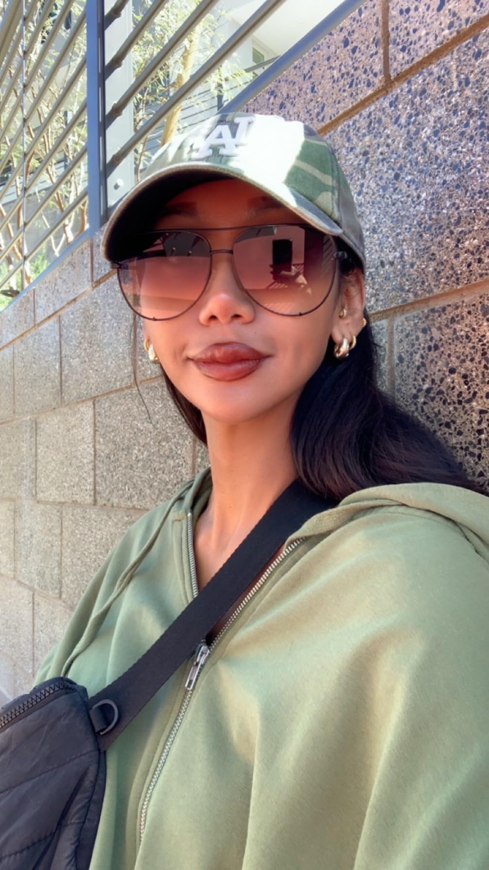 QUAY High Key Extra Large Polarized Unisex Aviator Sunglasses customer photo 1