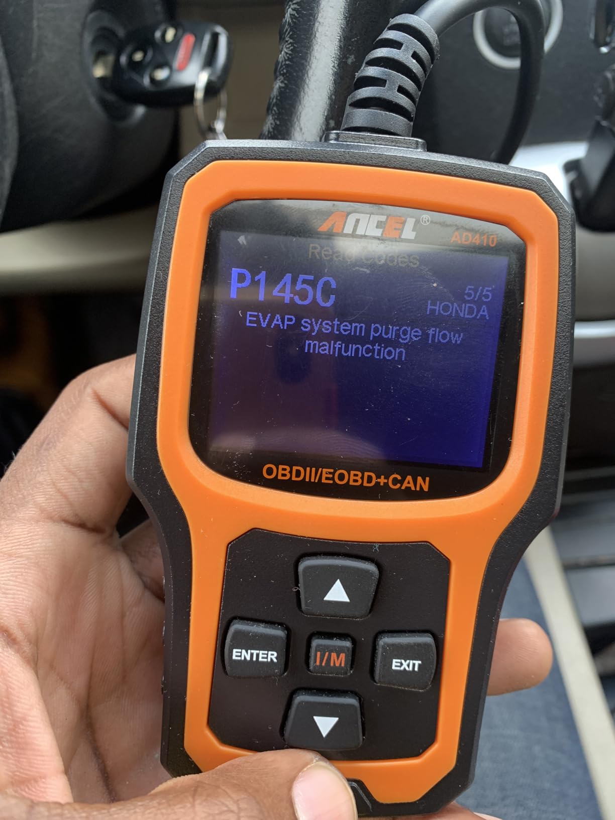 ANCEL AD410 Enhanced OBD2 Scanner, Vehicle Code Reader for Check Engine Light customer photo 2