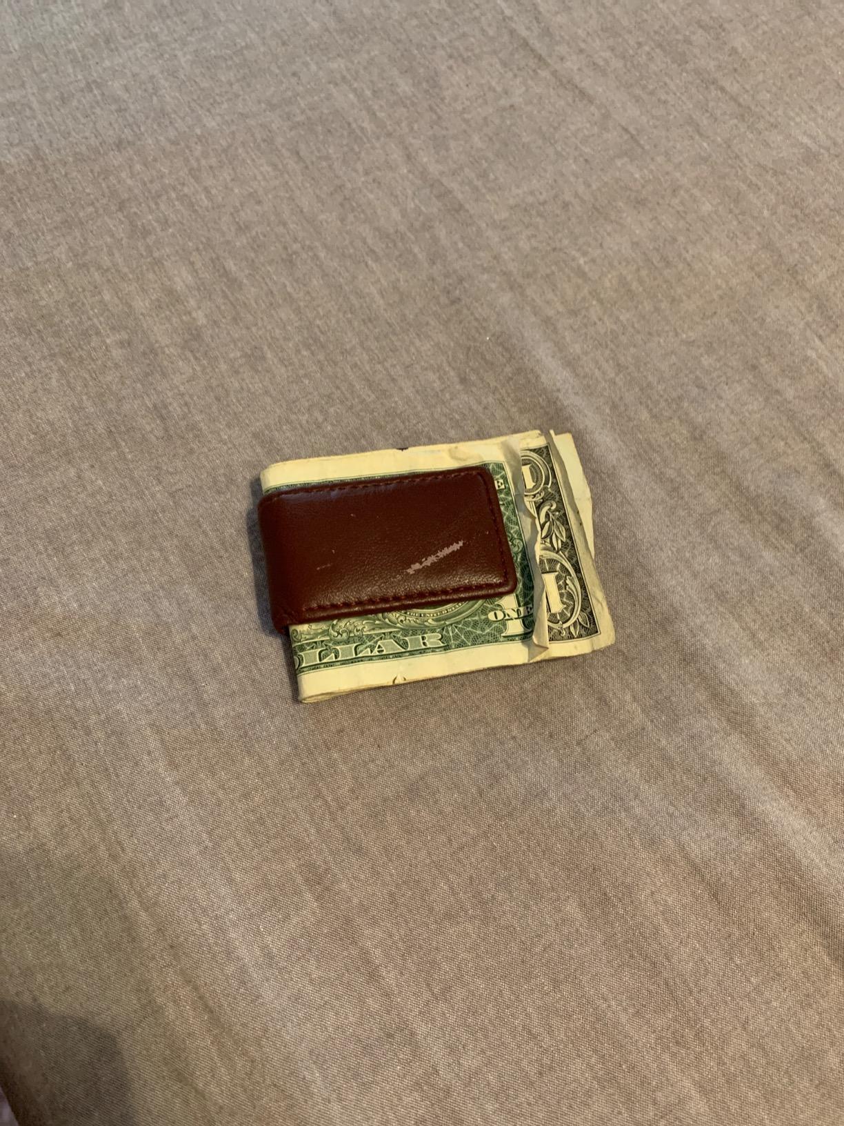 LB LEATHERBOSS Men's New Leather Strong Magnetic Money Clip customer photo 2