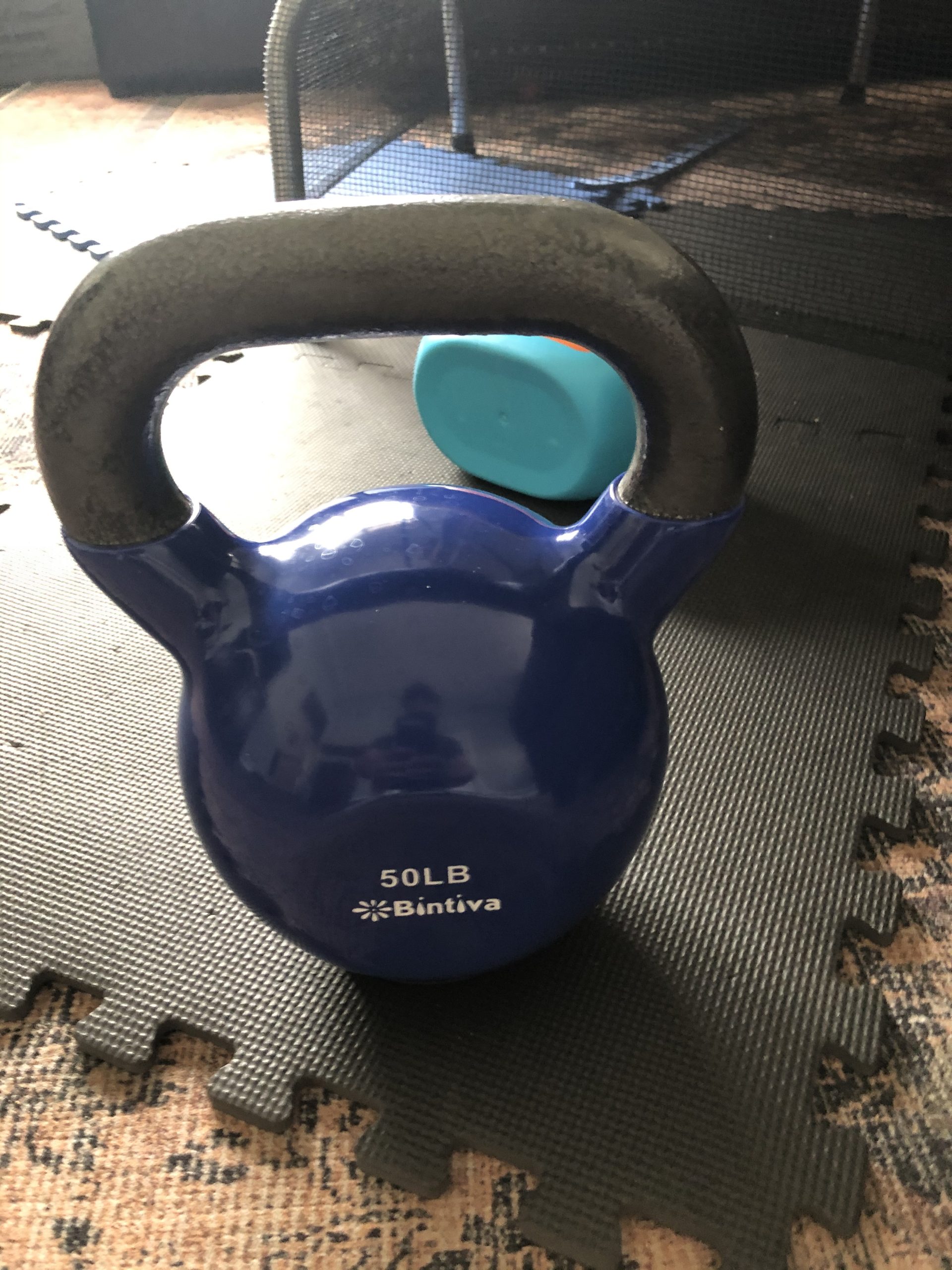 Kettlebell Sets Professional Grade - Strength Training Kettlebells for Home Workout - Cast Iron Kettle Bell Weight Sets for Men & Women with Special Protective Bottom customer photo 1
