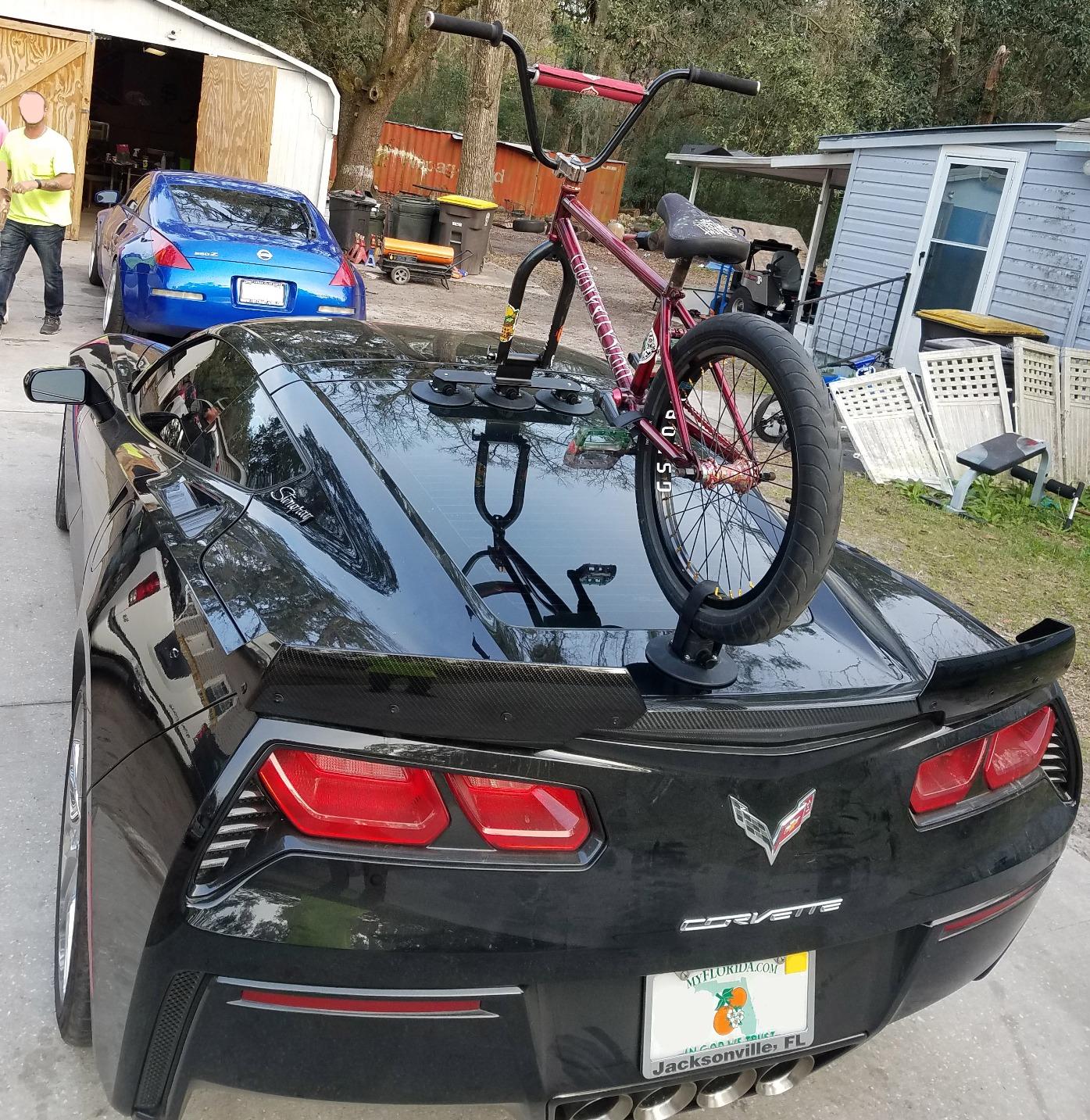 ROCKBROS Suction Cup Bike Rack for Car Roof Top Sucker Bike Rack customer photo 2