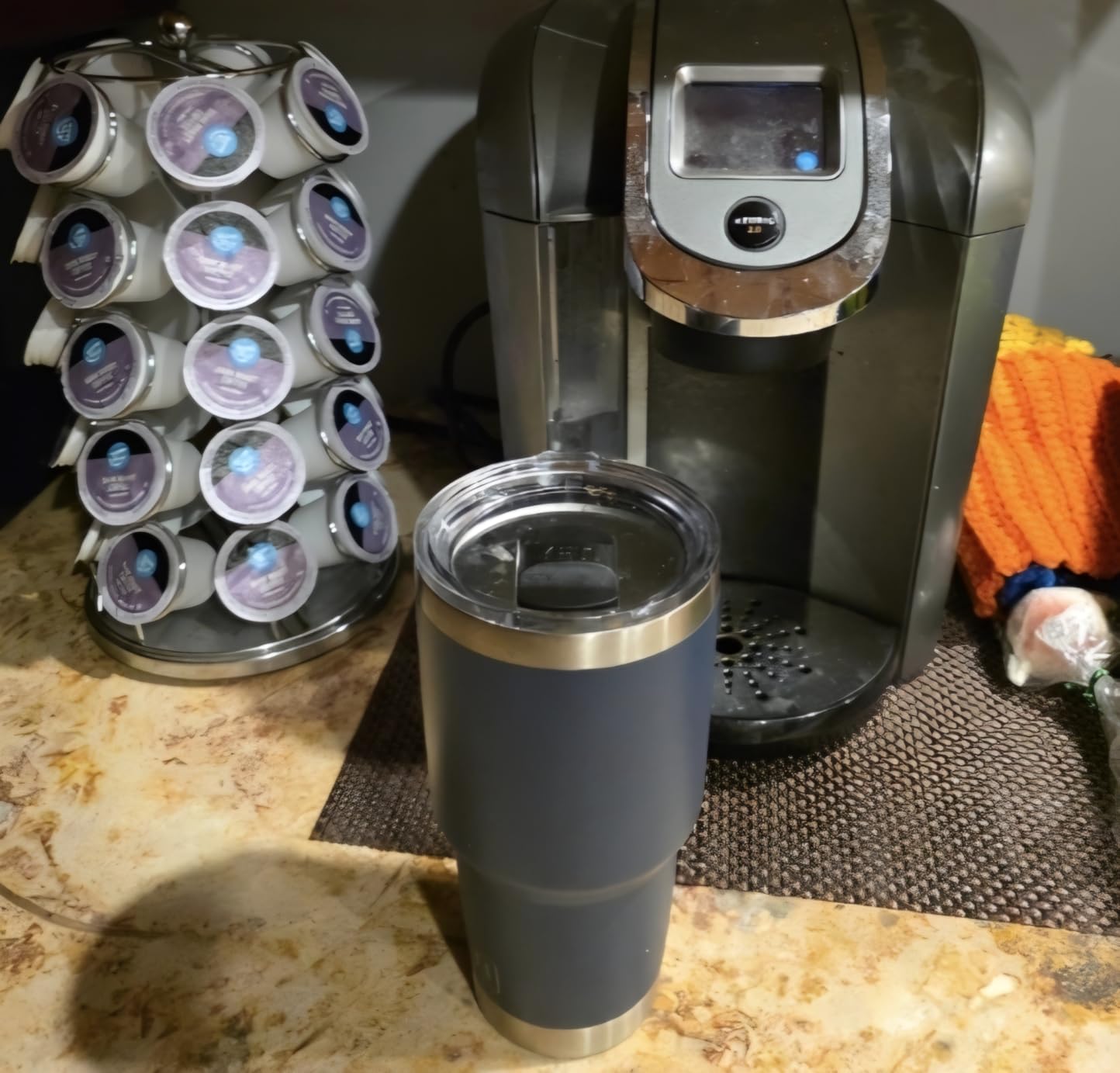 YETI Rambler 30 oz Stainless Steel Vacuum Insulated Tumbler w/ MagSlider Lid, Black customer photo 1
