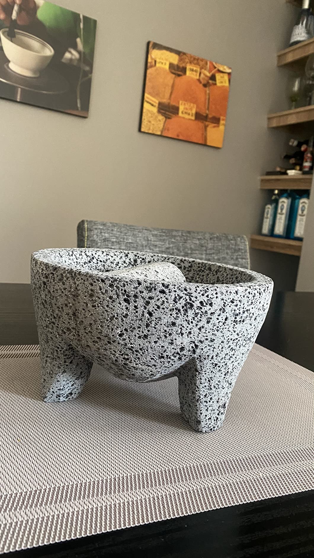 RSVP International Authentic Mexican Molcajete, 8.5