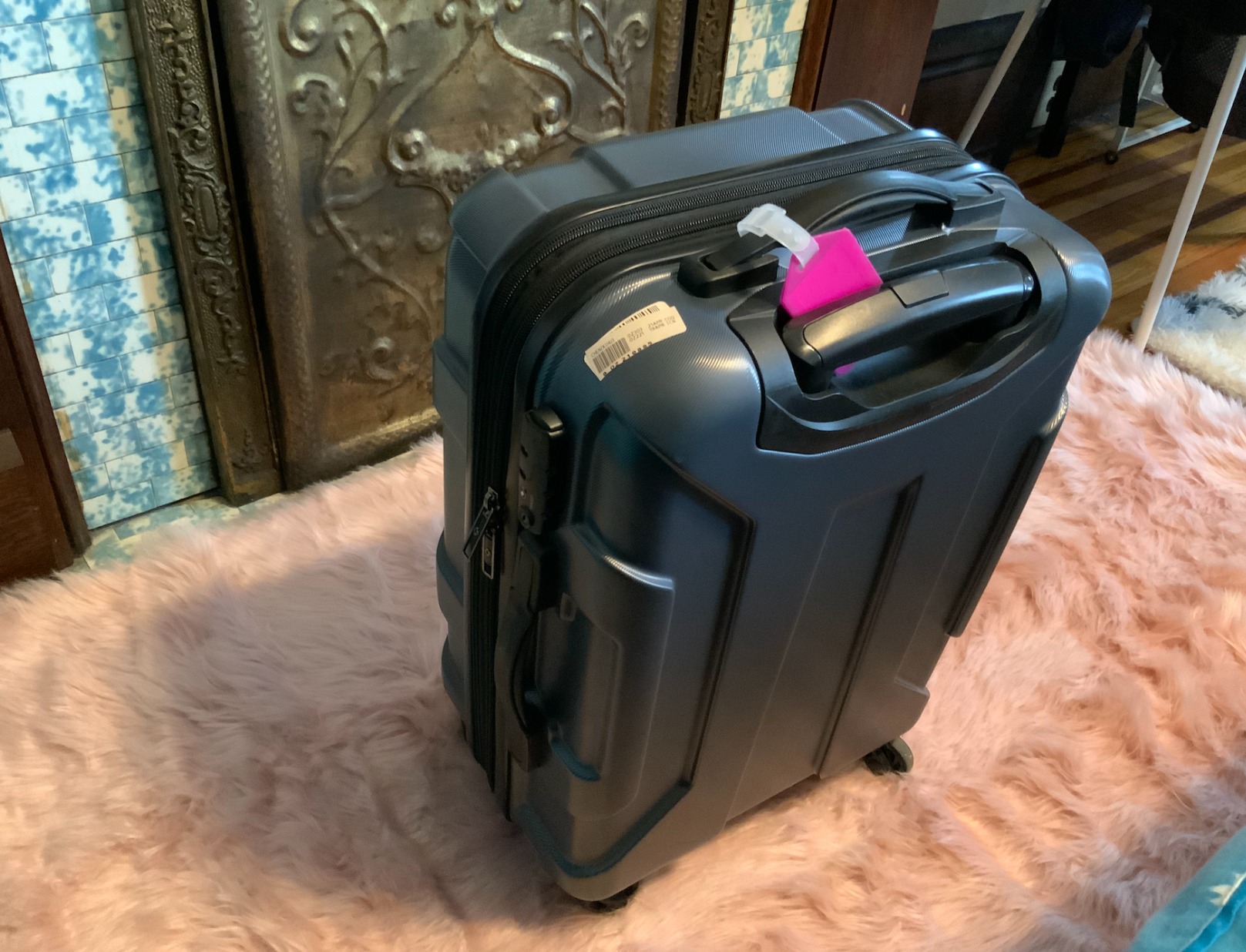 Samsonite Centric Hardside Expandable Luggage with Spinner Wheels, Caribbean Blue, 3-Piece Set (20/24/28) customer photo 1