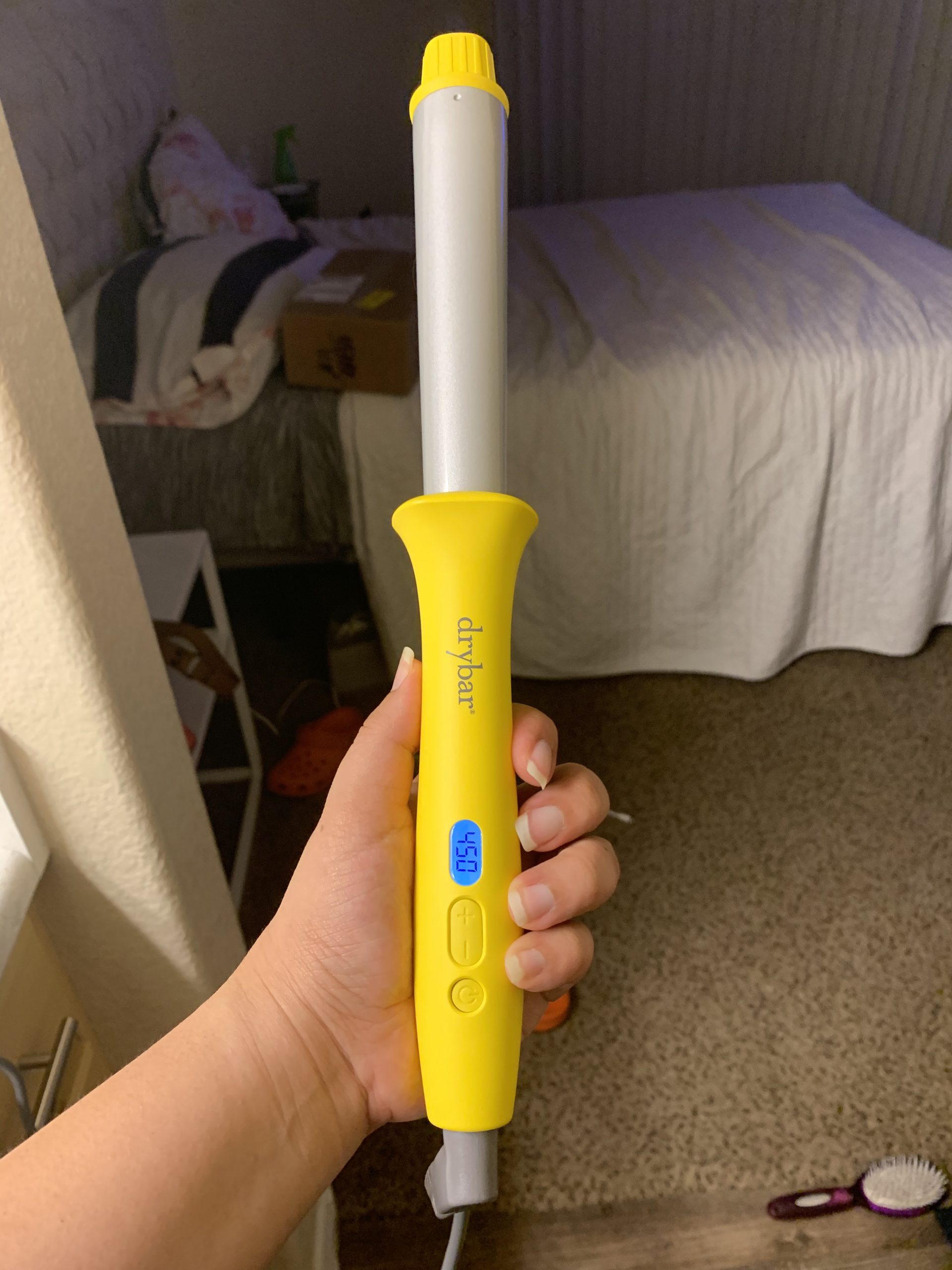 Drybar The Wrap Party Curling & Styling Wand - Long-Lasting Waves and Curls - Salon Hair Curling Wand customer photo 2
