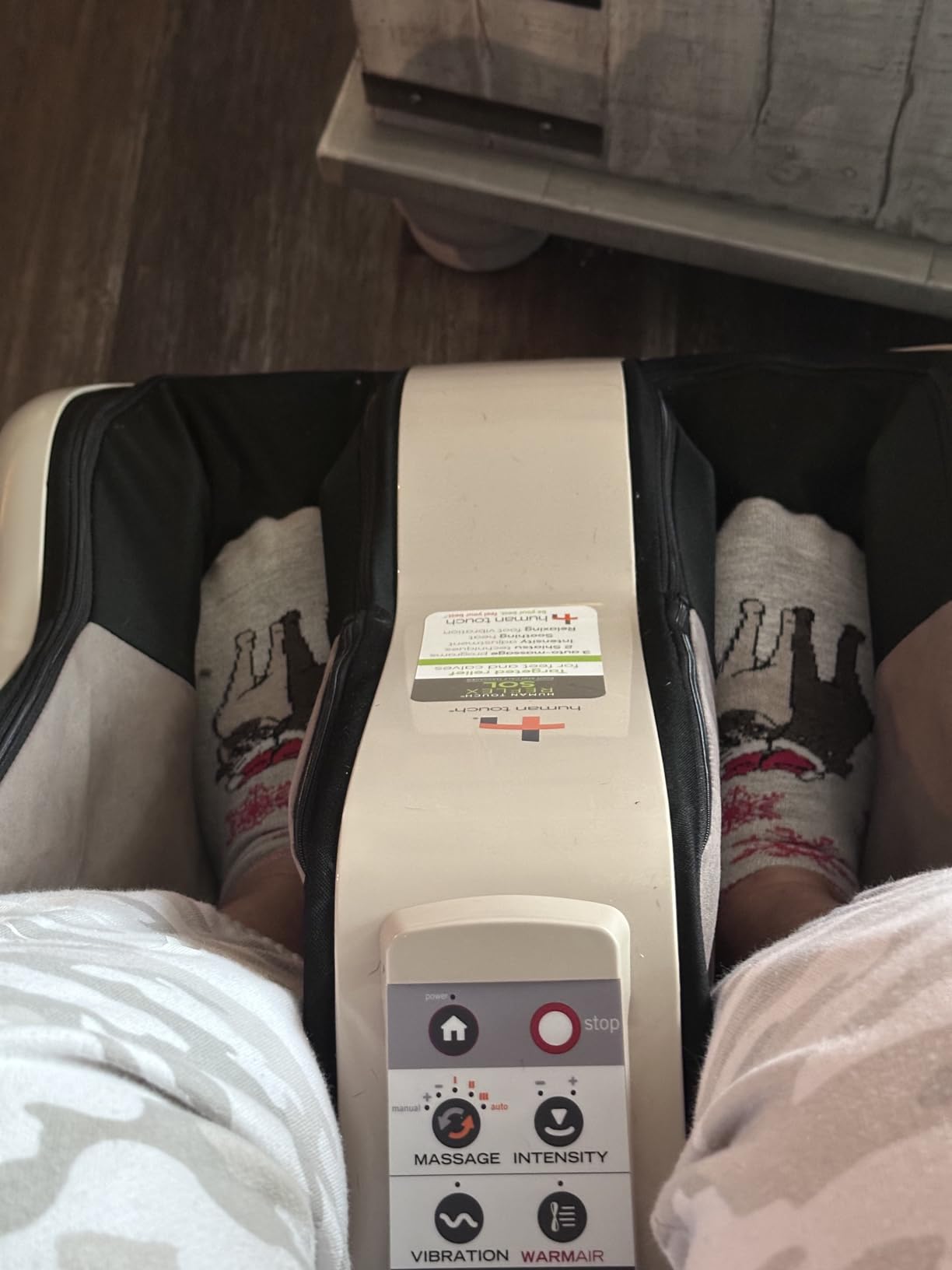 Human Touch Reflex SOL Foot & Calf Massager w/Heat - HSA Approved - Plantar Fasciitis Relief + Circulation + Shiatsu Deep Kneading + Vibrating for Stress customer photo 1