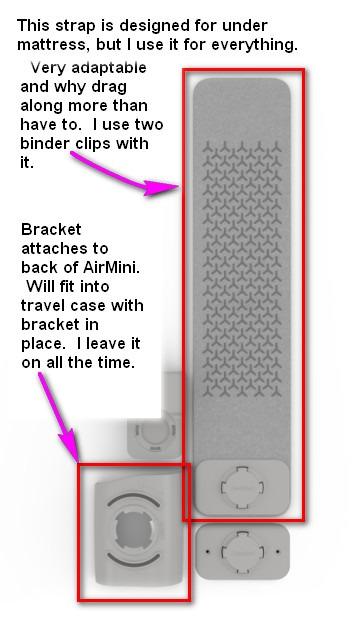 Resmed AirMini Mount System - CPAP Mounting System - Includes Mount, Mattress Module, Hook & Wall Module - Premium CPAP Accessories customer photo 1