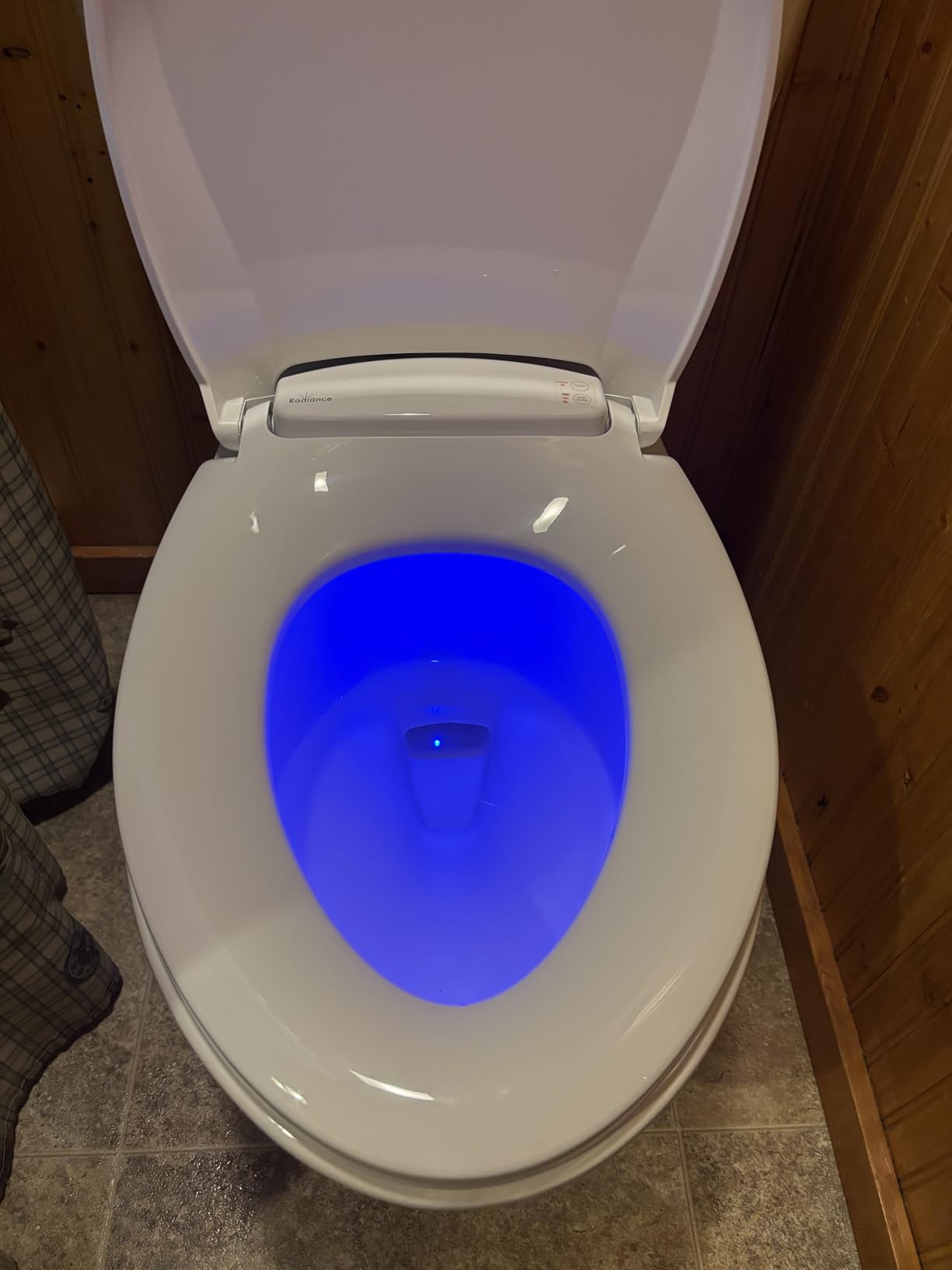 Bemis Radiance Heated Night Light Toilet Seat, Slow Close Adjustable Fit Long Lasting Plastic Seat, Round, White customer photo 1
