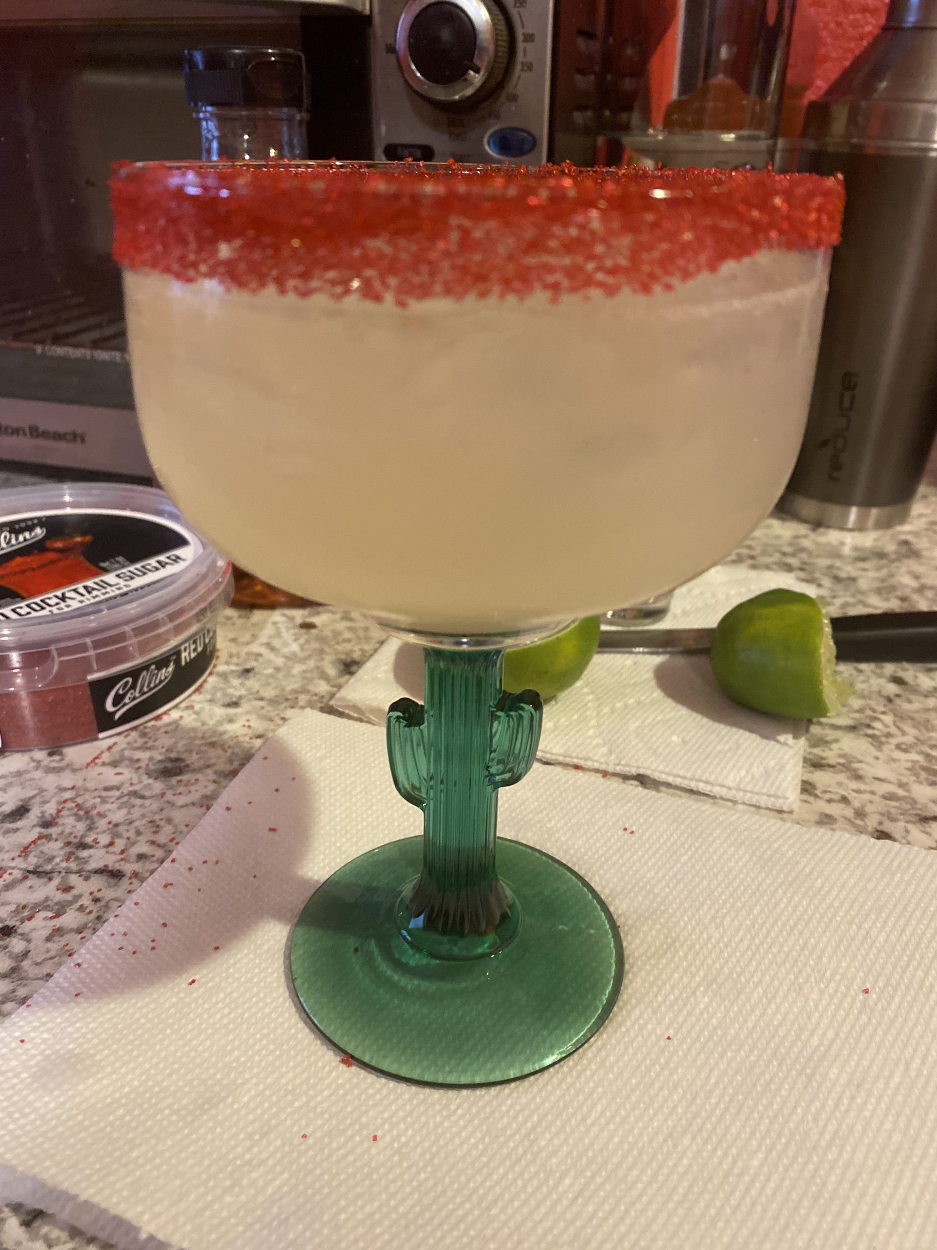 Collins Red Cocktail Sugar, Enhance Daiquiris, Cosmopolitans, Margaritas, Cocktail Drinks, Glass Rimming Sugar for Cocktails 7oz customer photo 2
