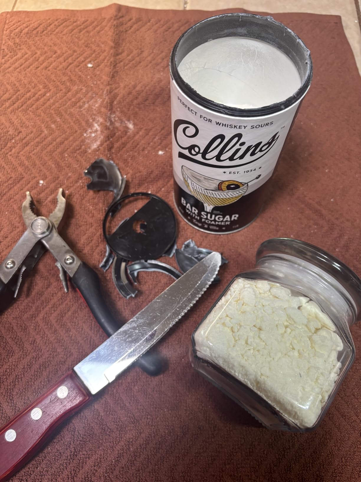 Collins White Margarita Salt Rimmer for Cocktails, Rimming salt for Margarita glasses, Perfect for Tequila and Mezcal drinks, Rim salt for margarita and shot glasses, 6oz customer photo 2