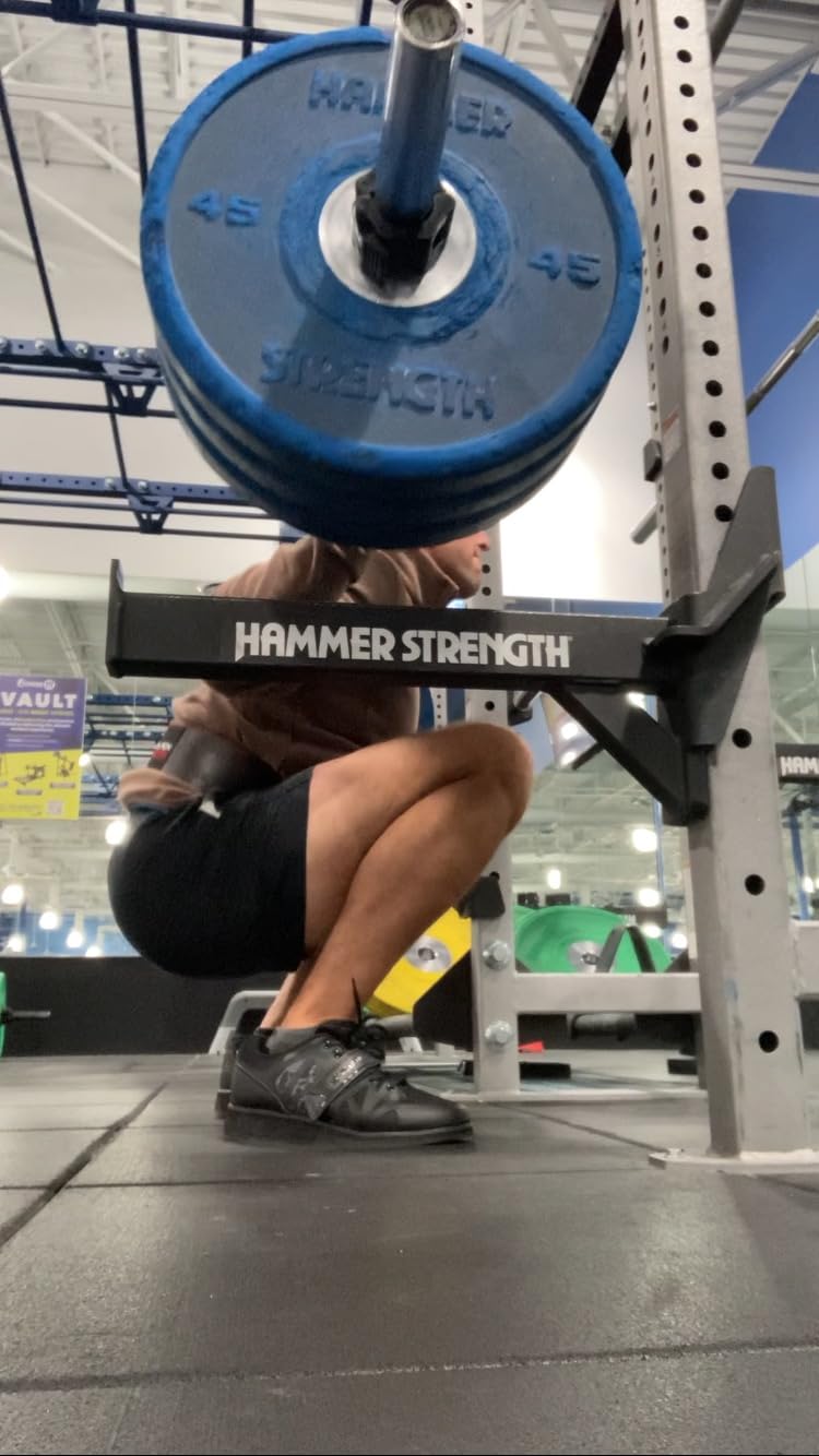 MEGIN Deadlift Shoes - Elevated Heel Gym Footwear for Powerlifting, Weightlifting & Strength Training customer photo 1