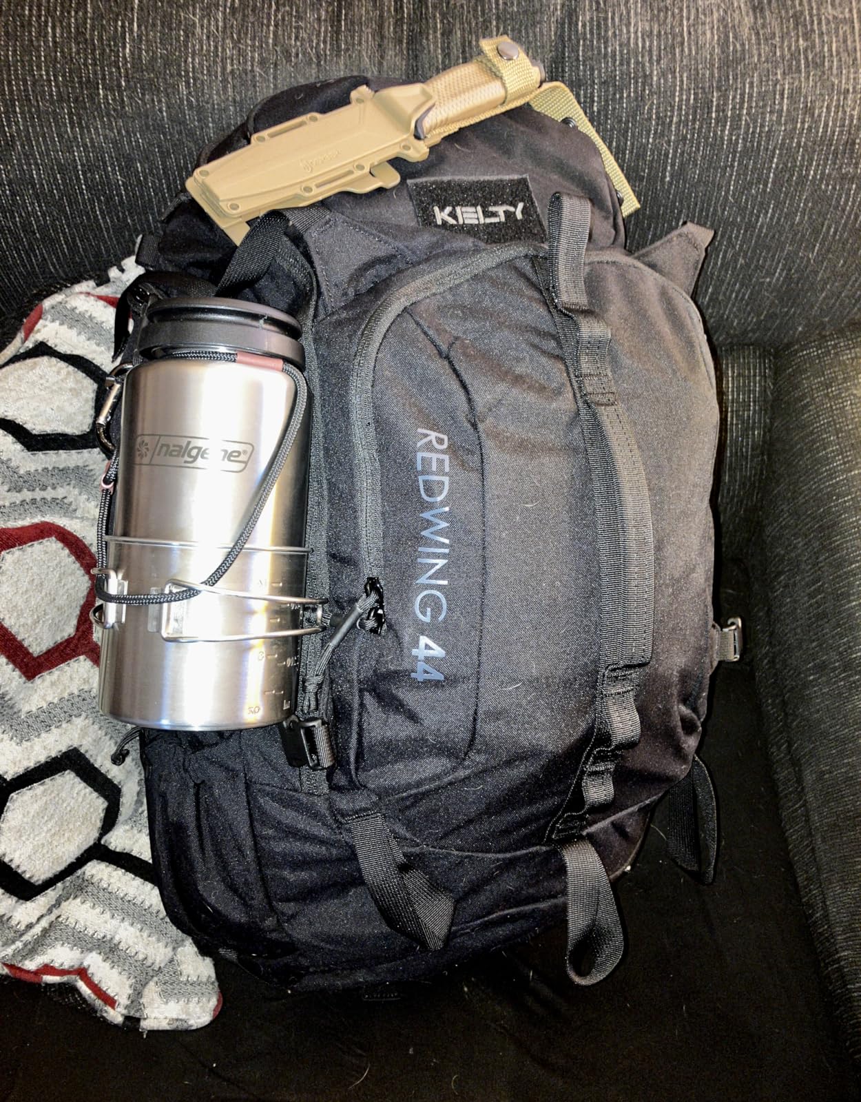 Kelty Redwing Tactical Backpack - Built to Military Specification Army Backpack, Durable & Strong, Built to Last, Aluminum Stays, Ideal for Military, Police, Outdoors Hiking or Bug Out Bag | Grey 44L customer photo 2