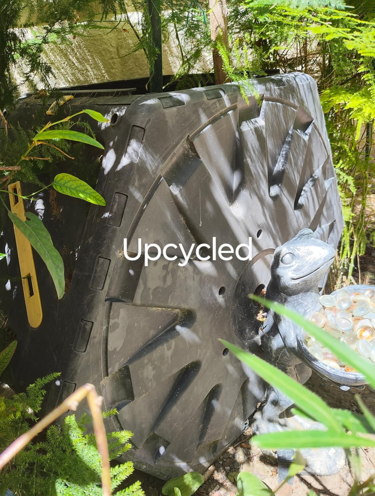 Miracle-Gro Large Dual Chamber Compost Tumbler, 55.4 Gallons - Easy-Turn, Fast-Working System - All-Season, Heavy-Duty, High Volume Composter with 2 Sliding Doors customer photo 2