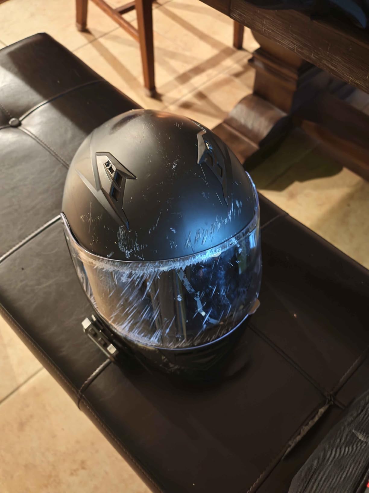 GLX GX11 Compact Motorcycle Helmet - Full Face w/ Tinted Visor, DOT Approved customer photo 1
