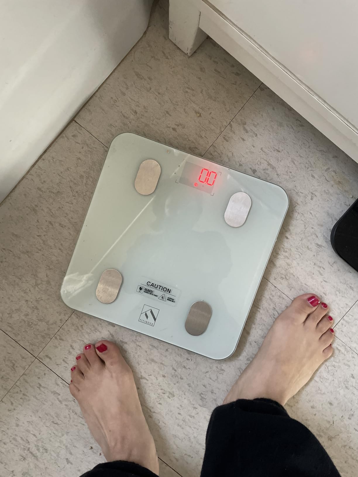 FITINDEX Smart Scale for Body Weight, FSA&HSA Eligible, Scale with BMI, Body Fat, Muscle Mass, Bluetooth,13 Body Composition Analyzer, Sync APP, Digital Bathroom, 400lb, White customer photo 2