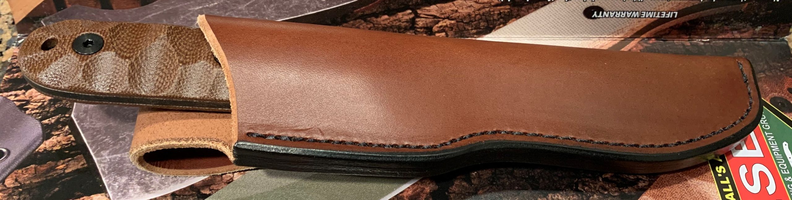 ESEE PR4 Fixed Blade Survival Knife -Field Tested, Durable and Reliable Bushcraft Knife with Dark Tan Sheath customer photo 2