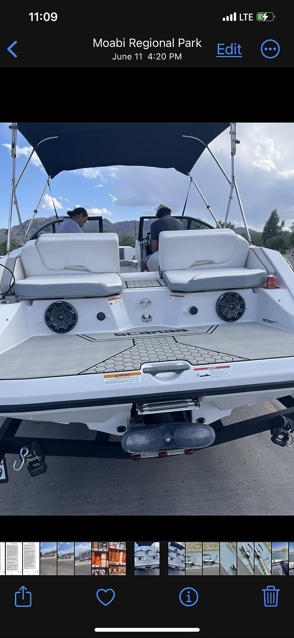 KICKER KM8 8-Inch (200mm) Marine Coaxial Speakers with 1-Inch (25mm) Tweeters, LED, 4-Ohm, Charcoal and White Grilles customer photo 2