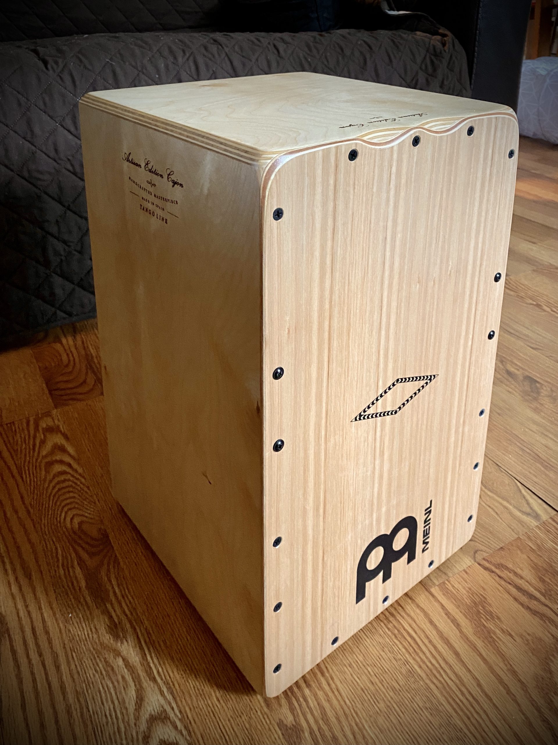 Meinl Artisan String Cajon with Limba Frontplate / Baltic Birch Body -- MADE IN SPAIN -- Tango Line, 2-YEAR WARRANTY customer photo 1