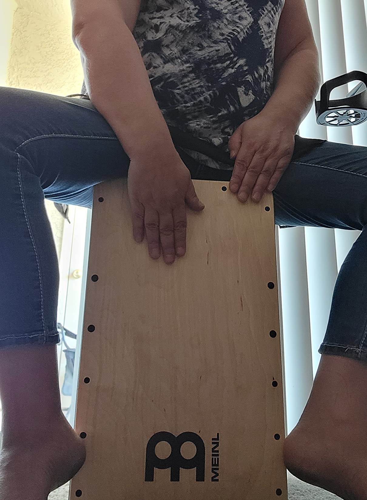 Meinl Pickup Cajon Box Drum with Internal Snares -- MADE IN EUROPE -- Baltic Birch Wood, Snarecraft Series, 2-YEAR WARRANTY (PSC100B) customer photo 2
