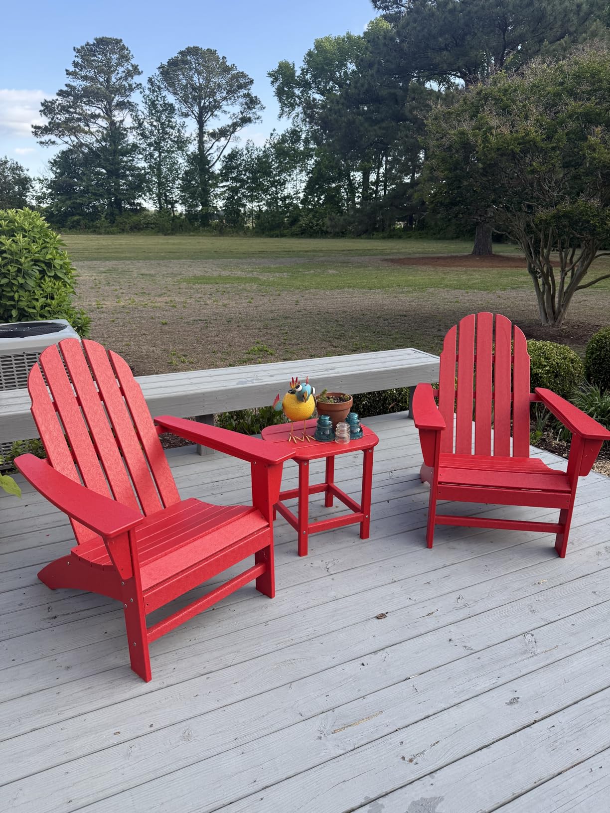 Vineyard Adirondack Chair, Outdoor Patio Furniture, All-Weather Composite, Pool Deck Garden Chair, Made in USA, Slate Grey customer photo 1