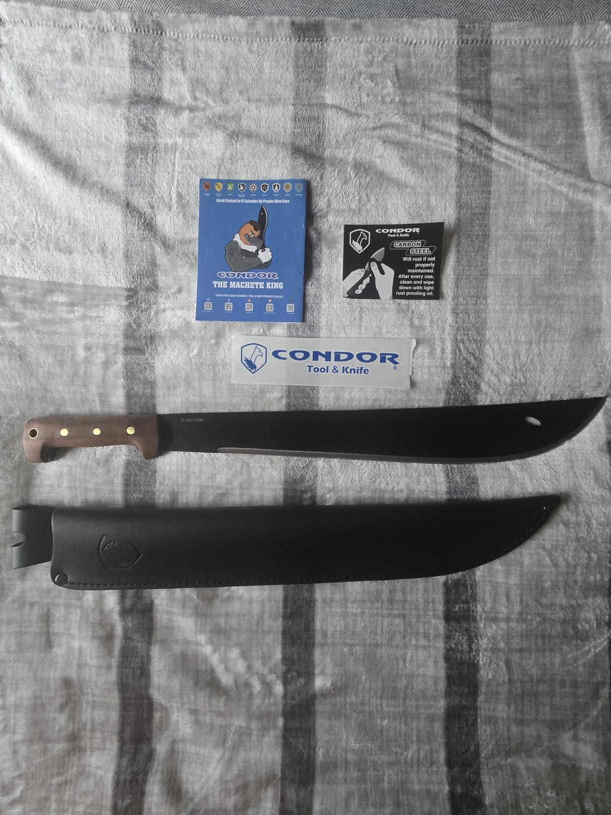 Condor Tool & Knife Outdoor Machete with Walnut Handle customer photo 1