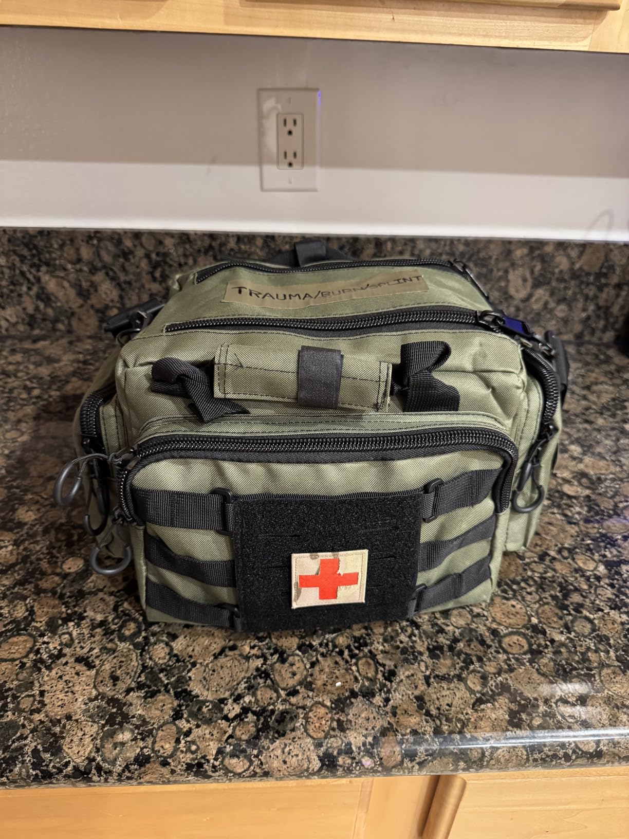 Exos Tactical Range Bag - Medium Size Range Bag for Shooting - Gun Case for Handguns, Ammo Storage, Tactical Backpack, Molle Webbing, Free Subdued USA Patch customer photo 2