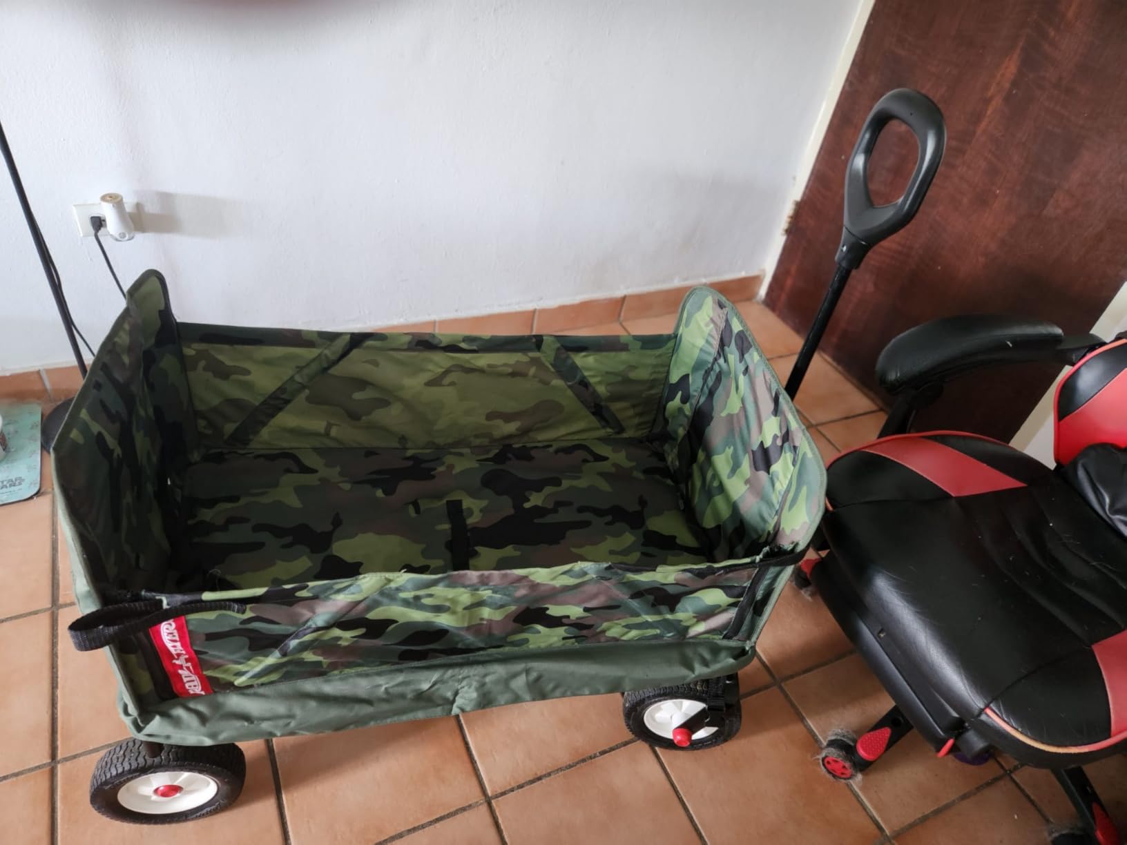 Radio Flyer 3-in-1 Camo Folding Wagon for Kids, Garden, & Cargo, Green Collapsible Wagon customer photo 1