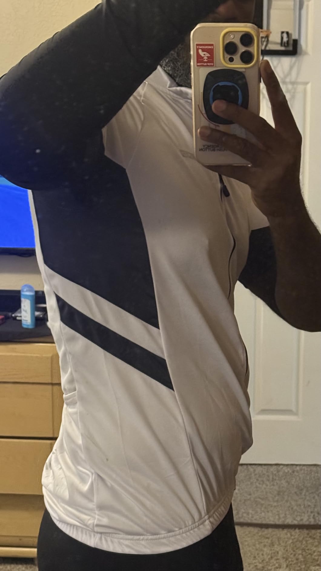 ARSUXEO Men's Short Sleeves Cycling Jersey Bicycle Biking Bike Shirt 636 customer photo 2
