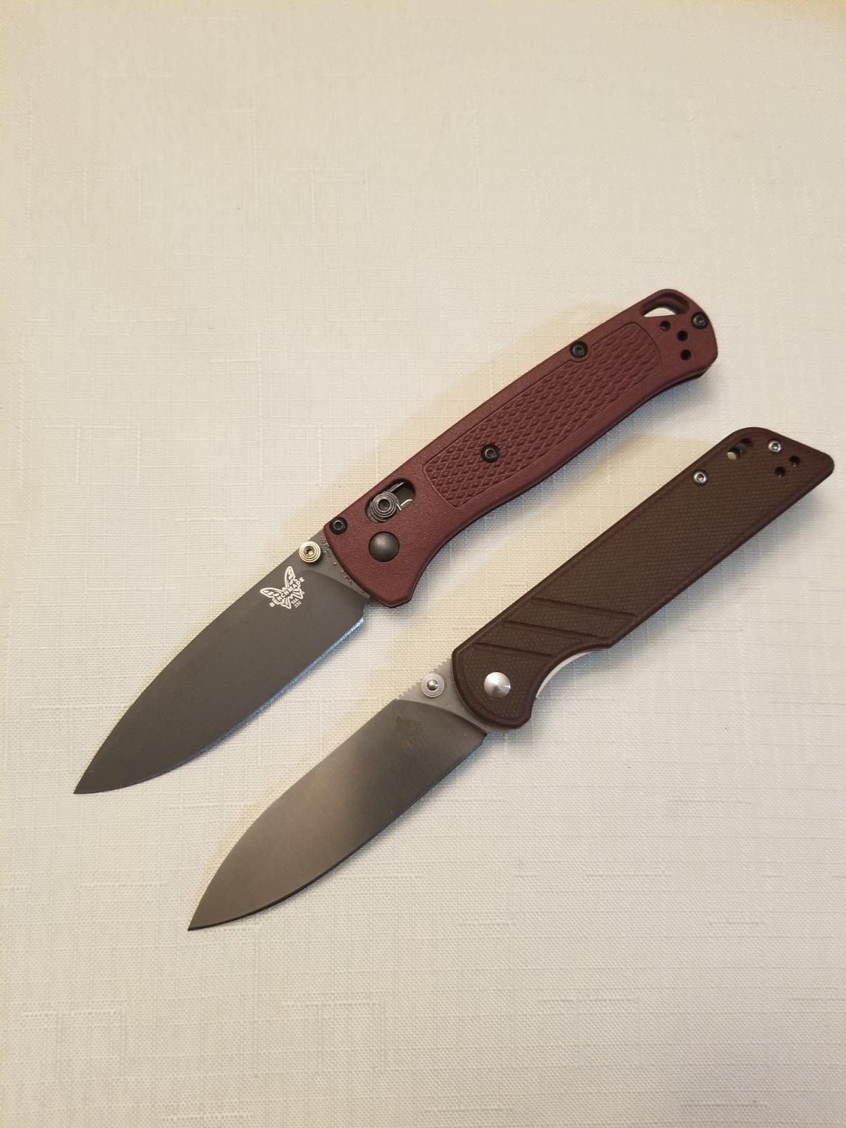 Benchmade - Bugout Outdoor EDC Folding Knife, Slim, Lightweight, Plain Edge, Drop-Point Blade, CPM-S30V Stainless Steel (58-60HRC), Grivory Handle (535GRY-1) customer photo 1