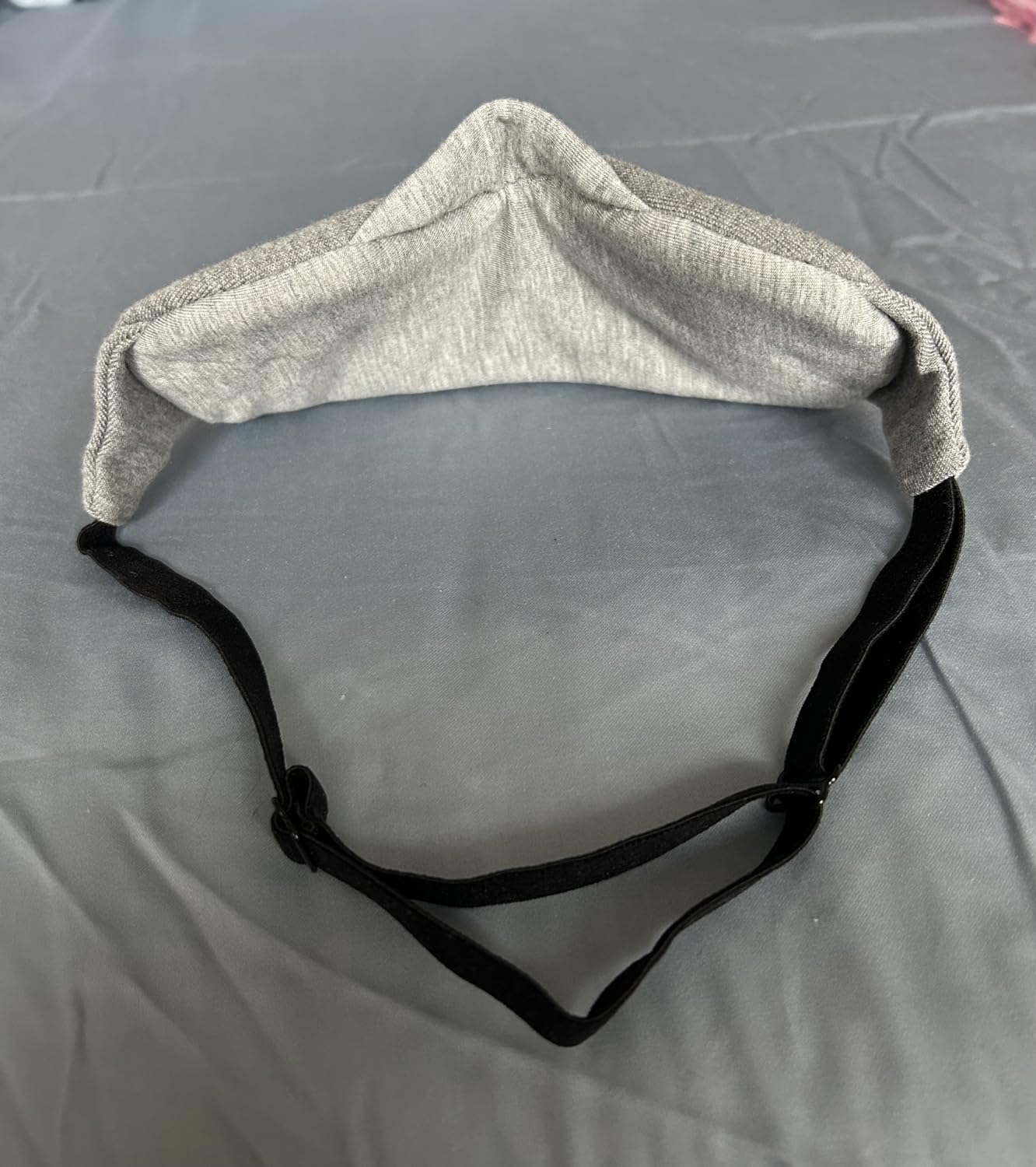 Mavogel Cotton Sleep Eye Mask - Updated Design Light Blocking with Adjustable Nose Bridge, Soft and Comfortable Night Eye Mask for Men Women, Eye Blinder for Shift Work, Includes Travel Pouch, Black customer photo 2
