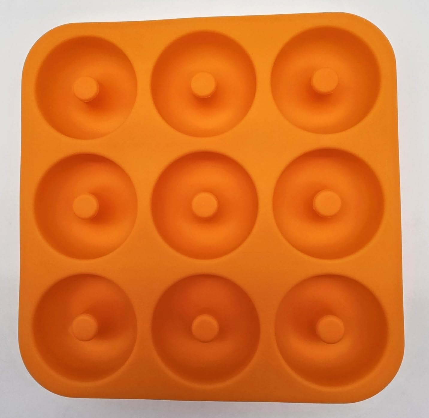 Large Silicone Donut Pan for Baking, 9 Cavity Non-Stick Food Grade Silicone Donut Molds, Doughnut Pan and Bagel Pans for Baking & Kitchen, BPA Free 11.2 x 11.1 Inches, Dishwasher Safe - Blue customer photo 2